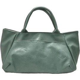 Lafiel 003186200 Dot Color Synthetic Leather Boat Bag 38 Green