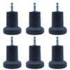 WANGCL Pack of 5 Glide Castors for Office Chair Wheel