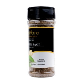 GranAroma Rubbed Sage, Earthy and Aromatic, Seasoning for Stuffing, Poultry, and Soups (1.6 Ounce)