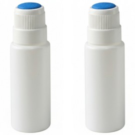 Hair loss medication, water paste, empty bottle, hair loss solution application container, application container, dot paint making sponge cap, 30ml, 2 pieces / 탈모약 물파스 공병 탈모용액 도포 용기 바르는 통 도트물감 만들기 스펀지 캡, 30ml, 2개