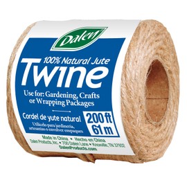 Dalen 100% Natural Jute Twine, 200 ft Roll