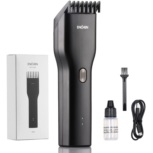 Hair Clipper Cordless, All-in-One Hair Trimmer for Men, 0.7mm -21mm Haircut Length, 2 Gears Speed, USB Fast Charging, with Oil, Professional Electric Beard Trimmer Grooming Kit for Men Kids Barbers