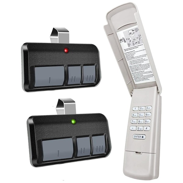 G940EV-P2 Keypad with 2 Pack Remote, Fit for All Chamberlain/Liftmaster Garage Door Openers Manufactured Since 1993, Replace 940EV-P2 KLIK2U-P2 940EV