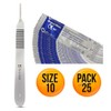 25 Pcs Scalpel- Edges Scalpel Handle No 3 Surgical_ Baldes