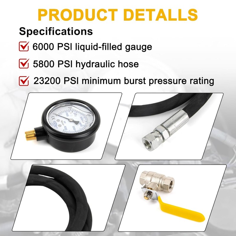 PSLER Hpop Test Tool High Pressure and Air Leak Test