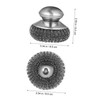 Mobestech Efficient Stainless Steel Scrubbers Pot Cleaning Brush Wire Sponge