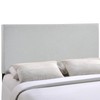 Modway Region Linen Fabric Upholstered King Headboard in Gray
