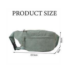 Bum Bag Women's Bum Bag Cord Bum Bag Women's Cord Bum Bag Cord Crossbody Bag Women's Cord Bum Bag Women's Green Bum Bag Corduroy, Green
