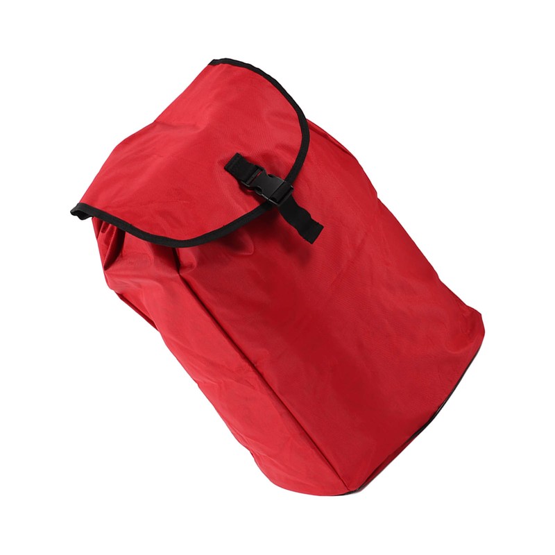 Red Folding Shopping Bag Waterproof Trolley Cart Handle Bag Reusable