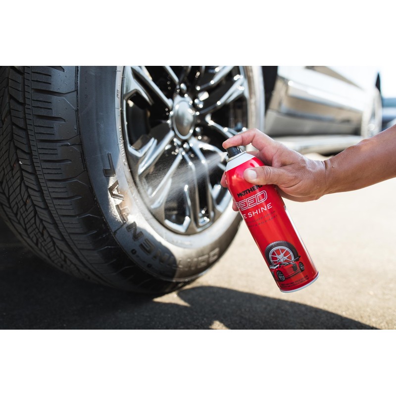 Mothers Speed Tire Shine, 15 oz. Aerosol — Long-Lasting, High-Gloss