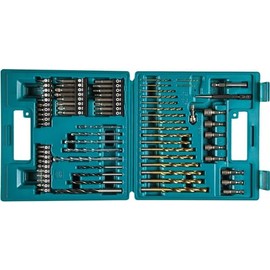 Makita - JUEGO DE ACCESORIOS MULTIPROPOSITOS 75 PZAS CON PUNTAS PARA ATORNILLADOR, AVELLANADOR, BROCAS PARA MADERA, METAL Y CONCRETO