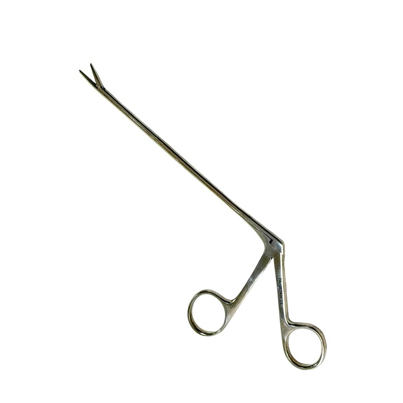 Set of 2 Alligator Forceps Serrated Tips Long Neck Size