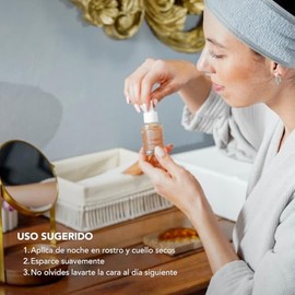 Marea Skin - Srum Antiedad con Nonapeptide-1 y Vitamina e Mejora la Firmeza y Elasticidad de la Piel, 30 Ml  Suero Facial Hidratante de Noche         