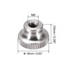 sourcing map Knurled Thumb Nuts, 6Pcs M5x0.8mm 304 Stainless Steel