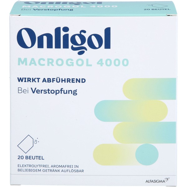 Alfasigma GmbH Deutschland Onligol Macrogol 4000 – sanfte Unterstützung bei