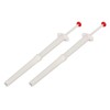 2pcs Pickle Picker for Jar, Stainless Steel and Plastic Deluxe