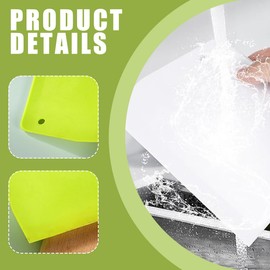 Pack of 3 Dough Scrapers, Plastic Trapezoidal Dough Scraper, Large Dough Divider, for Pastries, Pizza, Bread, Dough, Cakes