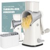 X Home 5-in-1 Rotary Cheese Grater w/ Handle, Manual Hand