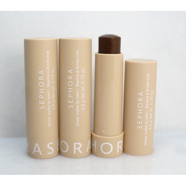SEPHORA SHEER MATTE LIP BALM 07 MOCHA 0.16 OZ NWOB
