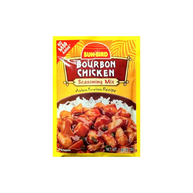 Sunbird Mix Chicken Bourbon Seasoning Mix, 1.25 Ounce (Pack of