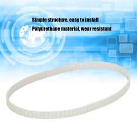 Rotary Belt, 90 Teeth Clear Replacement Timing Belt Lathe Accessories 1.5M X 90T Mini Rotary Belt for 0618 0618 3B