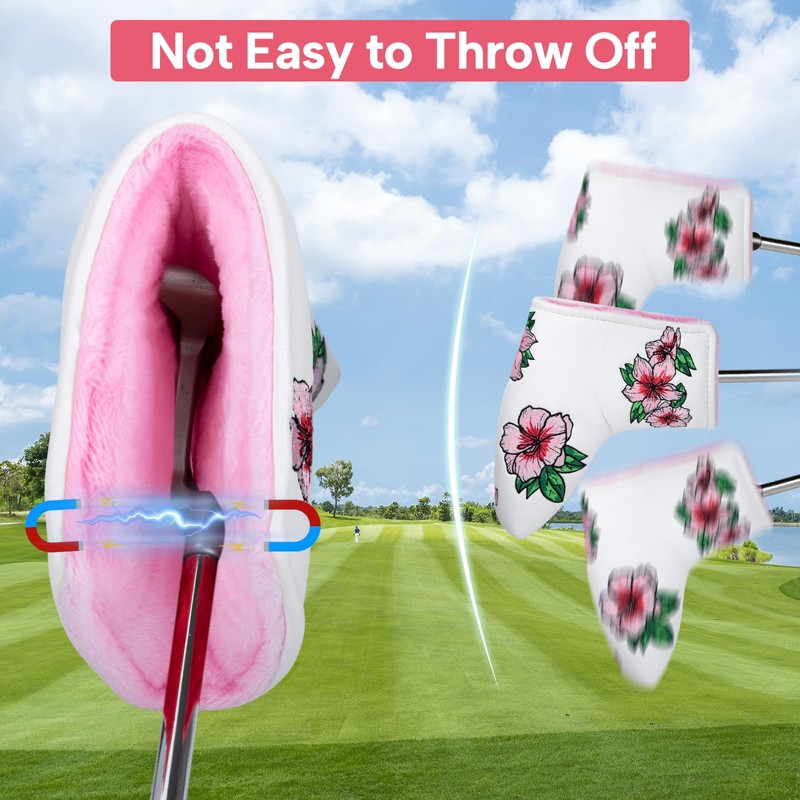 Golf Putter Covers Mallet Putter Cover Blade Putter Headcovers with