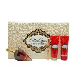 Katy Perry KILLER QUEEN KATY PERRY 4 PIECE GIFT SET EAU DE PARFUM SPRAY 100ML NIB-8933PL1P