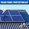 Moyios 6in x 120ft Solar Panel Bird Mesh Black PVC