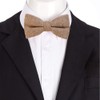 DonDon men's bow tie, 12 x 6 cm, cotton, tied