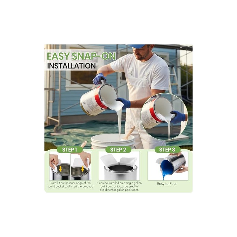 Dreyoo 2 Pack Paint Pour Spout, Gallon Paint Pouring Spout