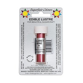 Sugarflair Edible Lustre Claret Wine - 2 Gram