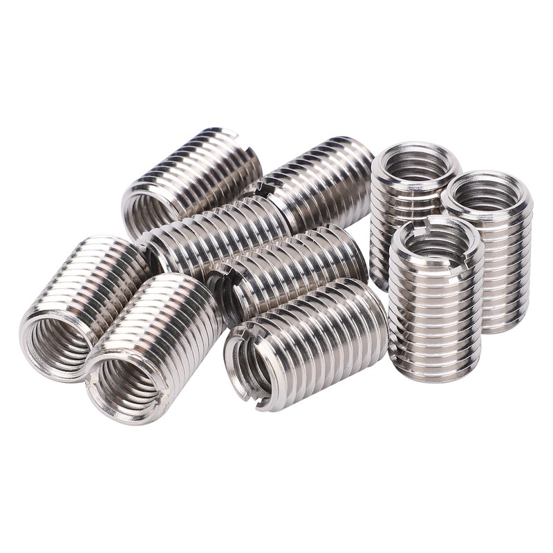 10Pcs Thread Inserts Reducing Nut Repair Tool 303 Stainless Steel