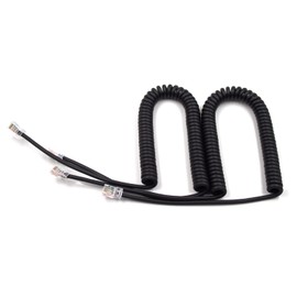 (2-Pack) 8-pin RJ-45 Microphone Cable Replacement for Icom Microphone HM-98 HM-151 HM-207 HM-207S HM-133 ID-5100A ID-4100A ID-800H ID-880H IC-2000H IC-207H