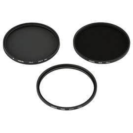 Hoya Digital Filter Kit Including Circular Polarising Filter / ND Filter (NDx8) / HMC-C UV Filter