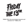 GRAPHICS & MORE Friday The 13th Logo Cupcake Picks Toppers