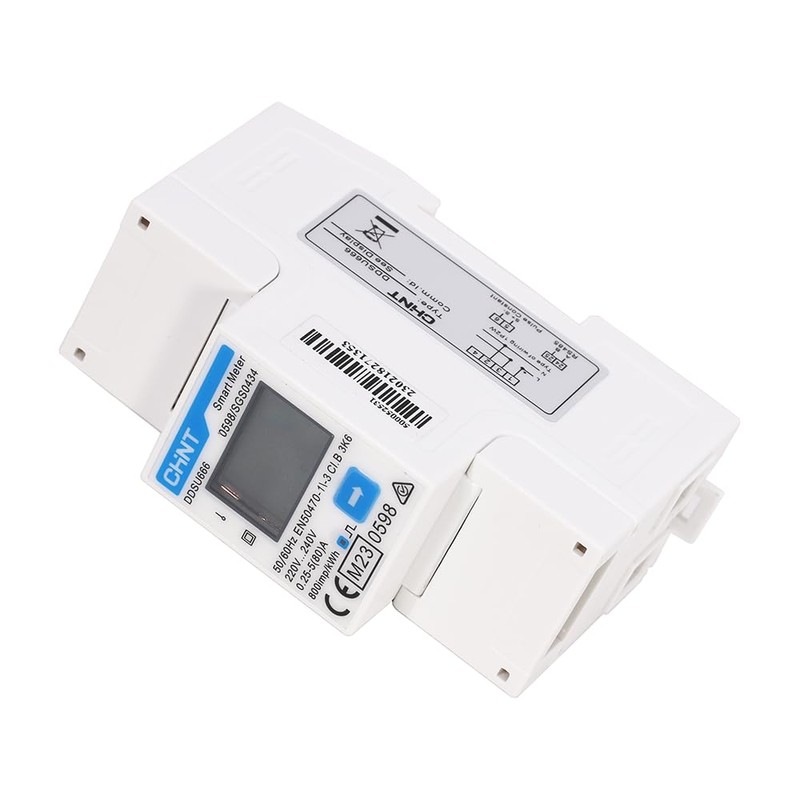 CHINT DDSU666 Single-Phase DIN35 mm Electronic Intelligent Energy Meter Electricity