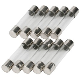SeKi Micro Fuse 10 A, 6 x 30 mm, Quick, Glass Fuse 250 V, Pack of 10