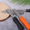 OSFTBVT Diamond Knife sharpener Pocket Sharpening Stone #400/600 Double Sides