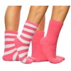 ARAD Premium Soft Warm Microfiber Fuzzy Socks-Multi Color- 2 Pairs,