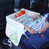Kids Travel Tray Cartoon Pattern Waterproof Multifunctional Car Seat Lap