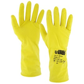 K144 Rubber Latex Gloves Various Sizes V1 (L)
