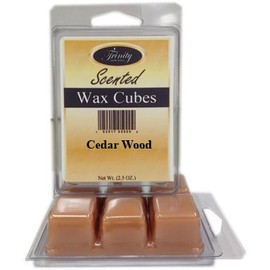Trinity Candle Factory - Cedarwood - Scented Wax Cube Melts - 1 Pack - 6 Cubes