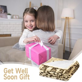 CAPRIFIC Get Well Soon Gifts for Women & Men, Thinking of You Gift, Feel Better Gifts, Cheer Up Gifts, Healing Hug Blanket for Women & Men, Inspirational Gifts Blanket 150x130cm, Friendship Gifts