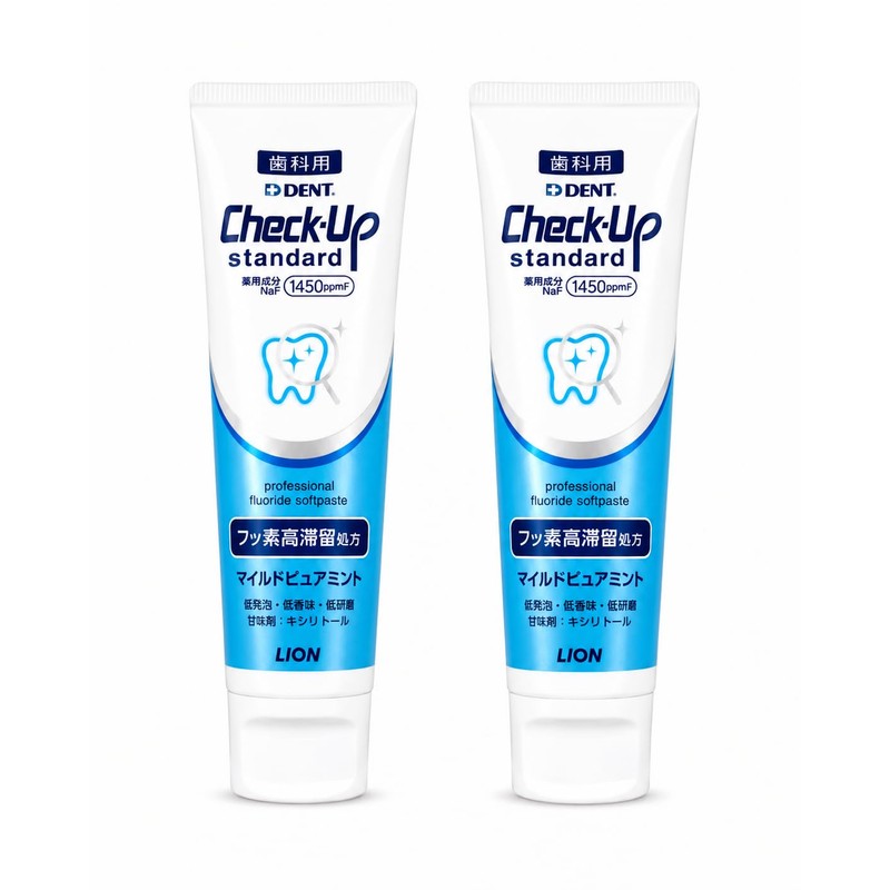 【NEW】Lion Dent Check Up Standard Cream 135g (2 x 135g)