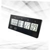 Ciieeo School Examination Countdown Timer Black Wall Clock for Students