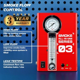 AUTOOL Automotive EVAP Smoke Machine Diagnostic Vacuum Leak Detection Tester NEW