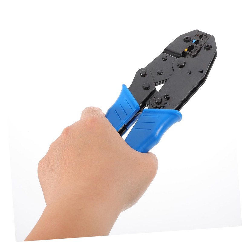 FUNOMOCYA Cable Crimping Tool Ratcheting Crimper for Automotive Heat Shrink