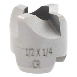 Made in USA 1/2" HSS Rev. Counterbore: 4 Flute, 1/4" Pilot, 1/32" Crnr Rad, Pilot Ref 185-5