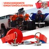 1 x 2-Piece Lashing Strap with Clamping Lock for Airline