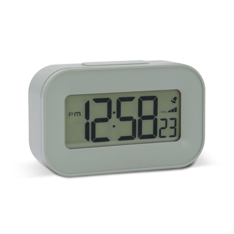 Acctim Kyle Digital Alarm Clock, LCD Digital Display with White